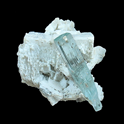 Aquamarine on Feldspar, Dara-e-Pech Pegmatite Field, Dara-e-Pech District, Kunar, Afghanistan Aquamarine on Feldspar, Dara-e-Pech Pegmatite Field, Dara-e-Pech District, Kunar, Afghanistan