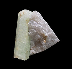 Aquamarine, Tirschenreuth, Oberpfalzer Wald, Upper Palatinate, Bavaria, Germany