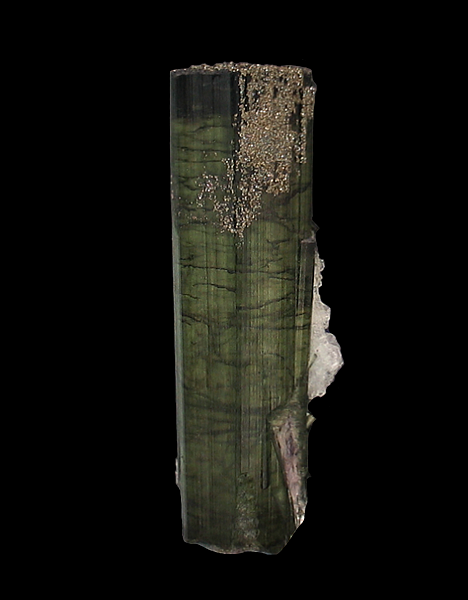 Elbaite Tourmaline with Pyrite & Cleavelandite, Pederneira mine, S&atilde;o Jos&eacute; da Safira, Minas Gerais, Brazil